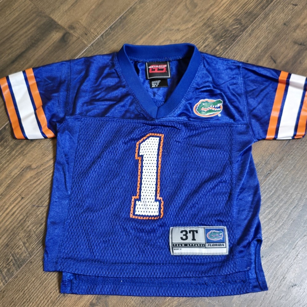 Florida Gators Jersey 3T Blue NCAA Football Nike #1 Mesh Team Apparel - Picture 2 of 6